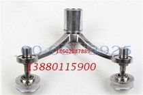 15a0 type glass curtain wall components Rain shed accessories 304201 stainless steel switching piece refuges head 90 ° refute