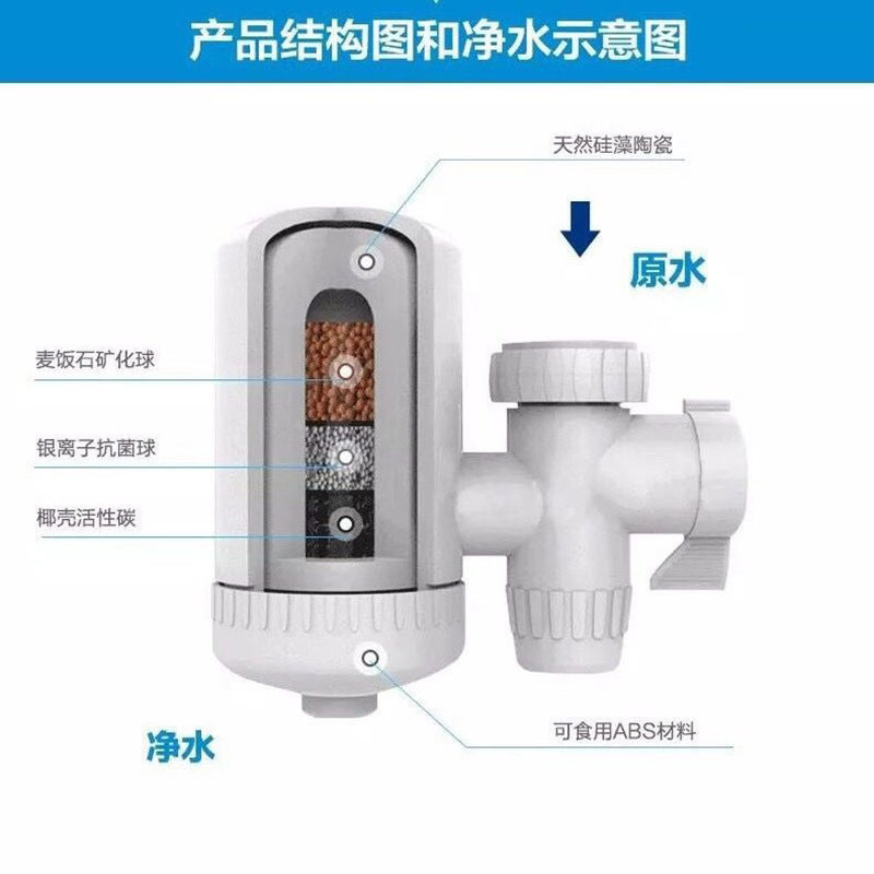 水龙头过滤器家用净水器自来水厨房直饮嘴前置井水农村泥沙卫生间