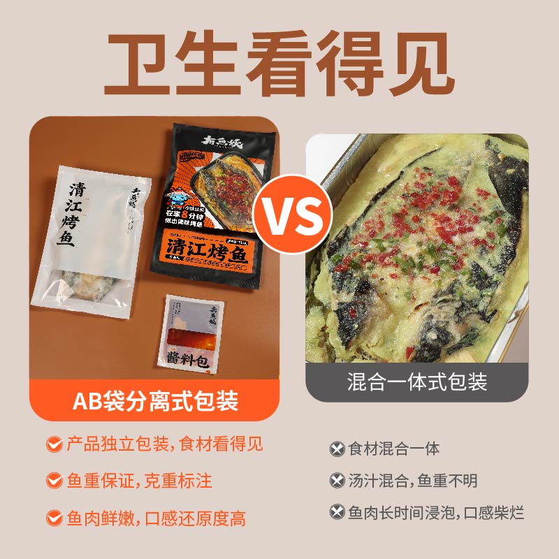 【3套Plus装】有鱼妖厨神装Plus*3袋烤鱼火锅加热即食多人餐