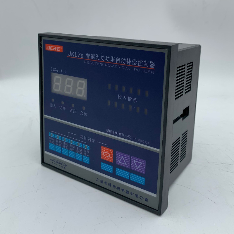 上海先锋JKL7C智能无功功率自动补偿控制器4/6/8/10/12路 113*113 - 图2