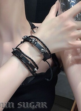 儿童朋克链条手链女童爵士舞