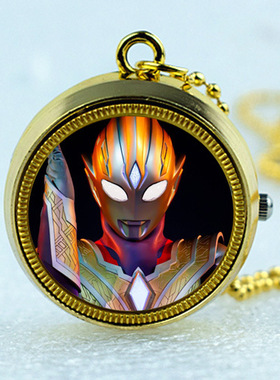 旋转挂表男孩怀表吊坠