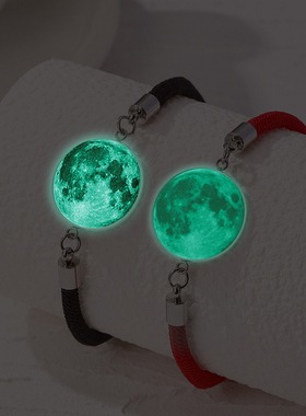 新款布艺日月手环手链学生闺