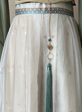 可发光玉佩腰链挂件潮