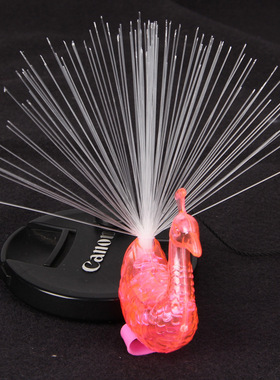 创意戒指开屏光纤灯地摊闪光