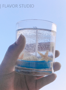 彩色细沙果冻蜡装饰材料