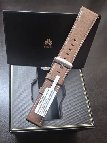 华为原装拆机真皮表带正品腕带Watch4pro/watch3/GT3pro/GT4gt5/6 - 图1