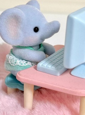 小象贵宾犬考拉羊桌面摆件家族