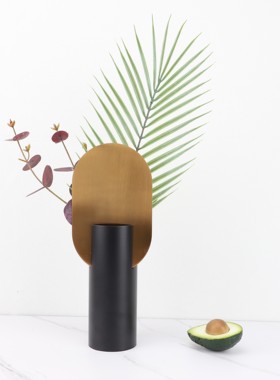 中式金属客厅花器花插摆件