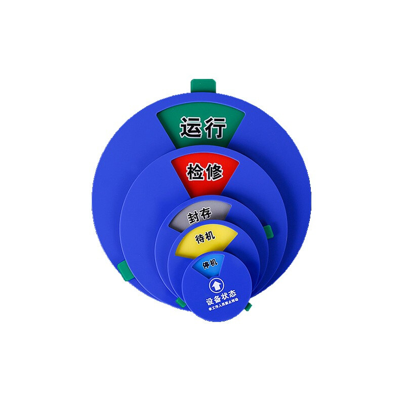 出极亚克力设备状m态牌设备状态标识牌工厂分区管理标示卡一-图1