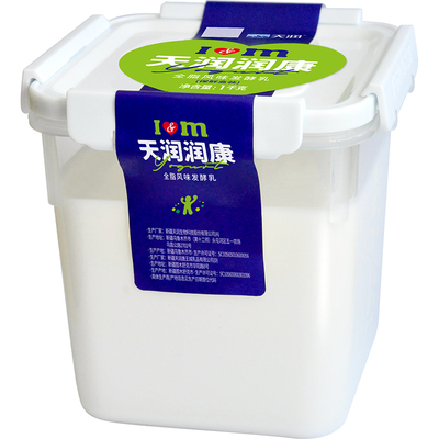 新疆天润酸奶桶装1KG*2