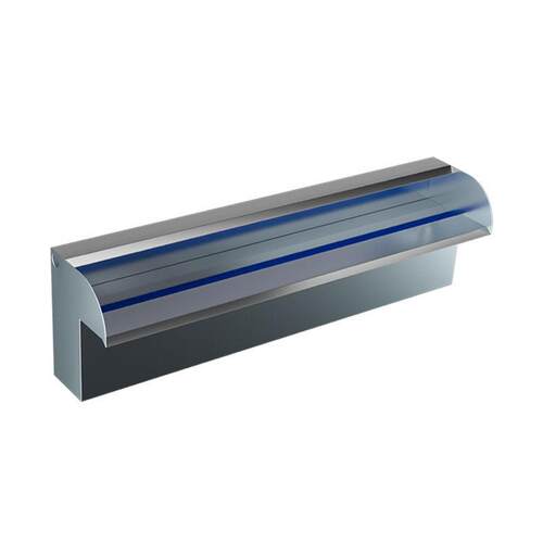 不锈钢瀑布出水口花园景观鱼池流水墙瀑布叠水假山流水墙瀑布造景 - 图3