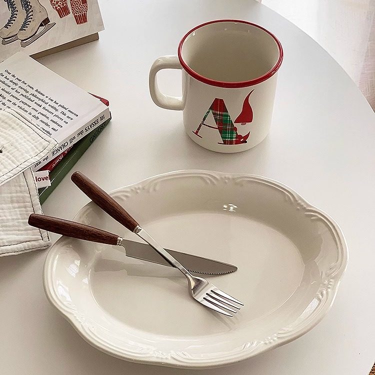 安木良品 外贸原单 圣诞老人ins字母高温陶瓷大容量麦片奶马克杯,淘宝优惠券,粉丝福利购,淘宝优惠卷