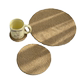 Anmuliangpin Japanese pastoral ins style linen weaving dining table mat heat insulation mat anti-scalding pots and bowls and dishes mats