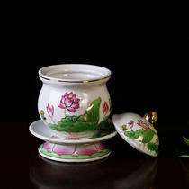 Water flower tasted desk with full water Buffon Finance for viewing with Holy Grail Buddhism for the Divine U Lotus Soundtasted Big Floating Cup Net Cup Fo