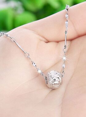 今日秒杀正品银项链女925纯银