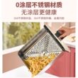 利仁空气炸锅上可视家用新款无涂层不锈钢可视电炸锅大容量薯条机