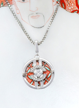 HERBE合璧画廊项链小众吊坠