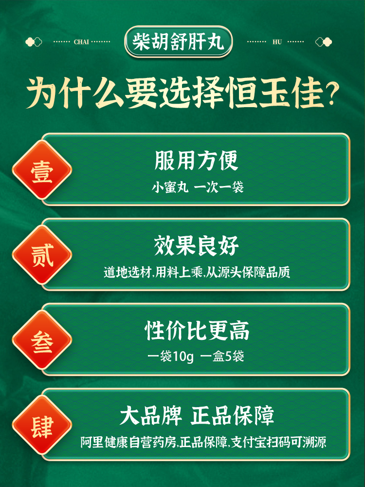 3盒】柴胡舒肝丸疏肝正品官方旗舰店颗粒解郁舒肝理气消胀呕吐散-图2