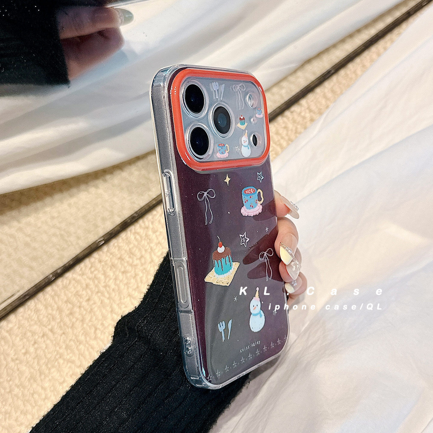 壳侣 韩系简约复古咖啡蛋糕适用苹果17手机壳iPhone17promax新款16防摔保护套15硅胶14全包13小众高级感女软p,淘宝优惠券,粉丝福利购,淘宝优惠卷