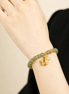 【普陀山祝福】和田玉小马手串