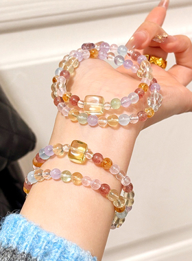 【普陀山祝福】多宝水晶高级手串