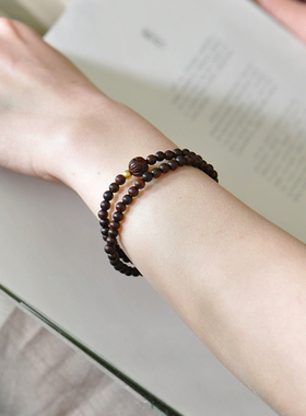 小叶紫檀木质文玩手串