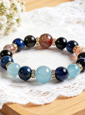 【普陀山祝福】黄水晶招财手串