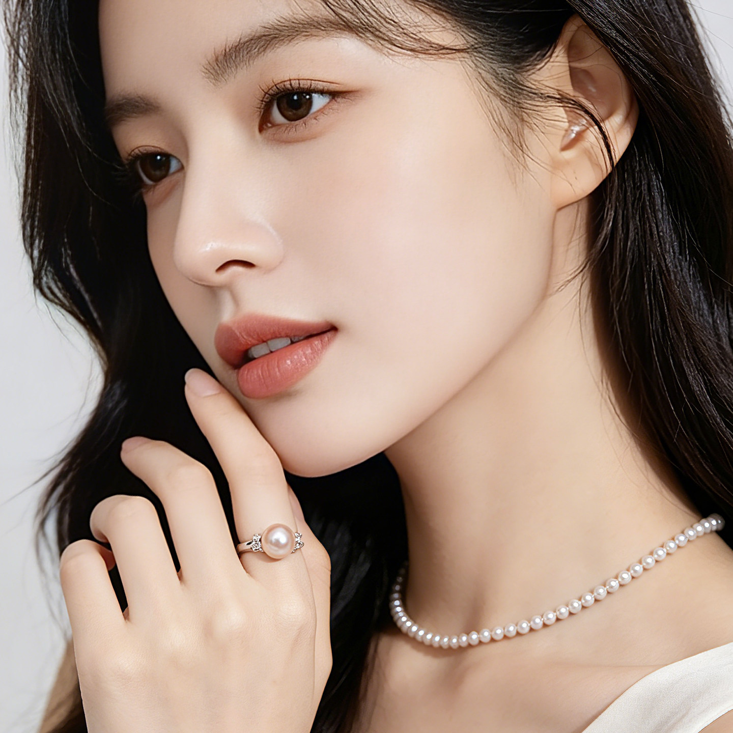 Edison Pearl S925 Silver Ring Versatile