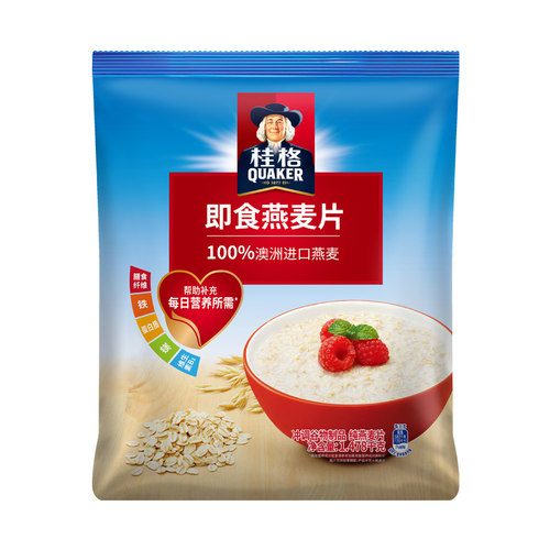 桂格即食燕麦片1478g/1000g多规格任选营养谷物代餐原汁原味麦片-图2