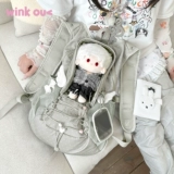 Winkouv маленькая болеутоляющая сумка для выхода на улицу, ежедневная сумка для перекусов, детская сумка большой вместимости, детская сумка двойного назначения, рюкзак длиной 20 см