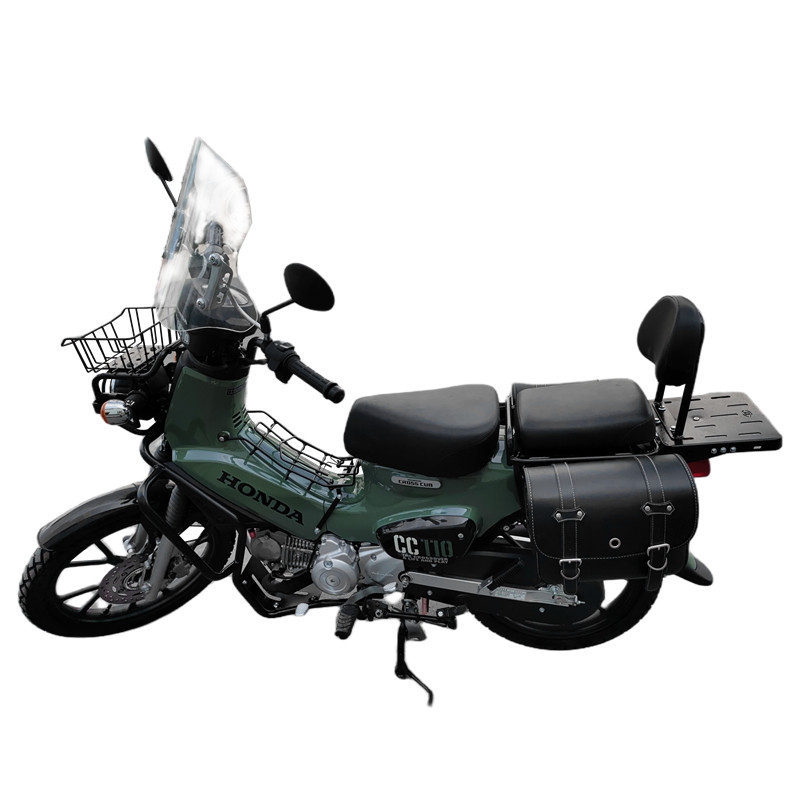 适用于本田幼兽CC110摩托车前挡风玻璃改装高清风挡CROSS CUB 110_虎窝淘