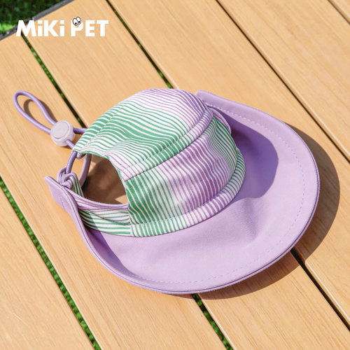 狗狗帽子夏季天户外防晒遮阳帽宠物雪纳瑞比熊金毛边牧小中大型犬 - 图2