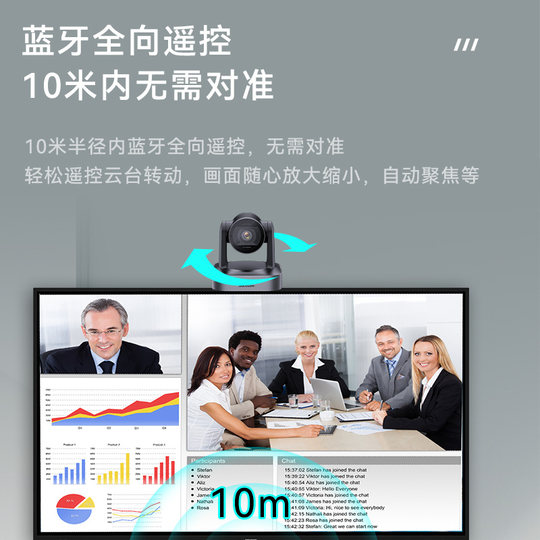 4K HD PTZ Conference System Microphone Set