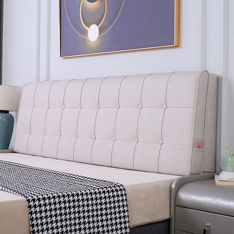 科技布床头靠垫软包轻奢简约榻榻米靠背通用免洗床头改造套罩拆洗,淘宝优惠券,粉丝福利购,淘宝优惠卷