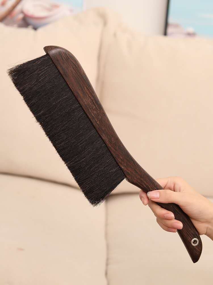 鸡翅木纯马尾毛扫床刷子软毛除尘刷床上清洁神器笤帚家用结婚高档,淘宝优惠券,粉丝福利购,淘宝优惠卷