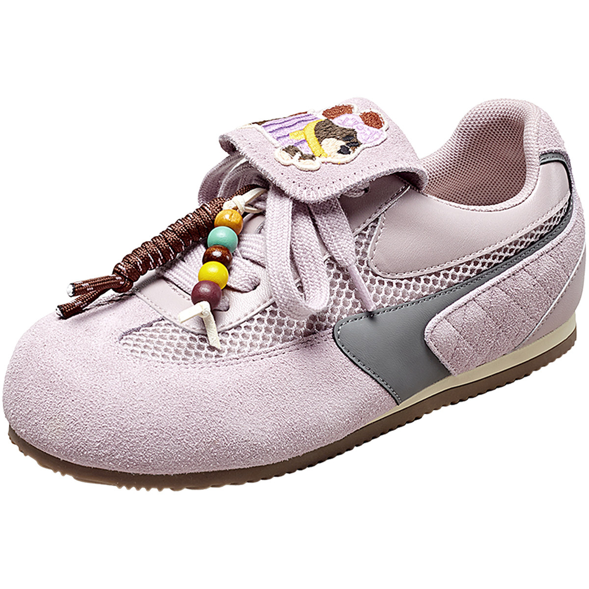 意尔康德训鞋女春季平底内增高串珠时尚美拉德休闲运动板鞋女鞋,淘宝优惠券,粉丝福利购,淘宝优惠卷