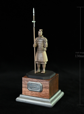 龙飞兔舞130MM家居装饰品 办公桌树脂摆件 秦王兵马俑LTCP-244/3D