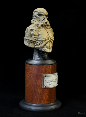 龙飞兔舞 全高155MM 家居桌面饰品摆件 枯骨白兵胸像 LTCP-440/