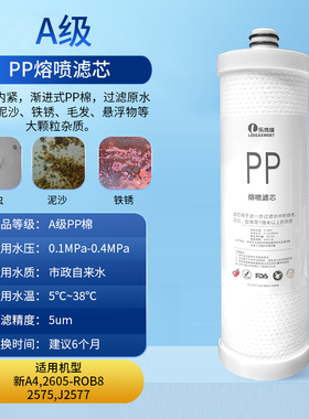 乐博维滤芯适配安吉尔净水器滤芯机A4A6/A8/V6j2605-ROB8陶氏膜