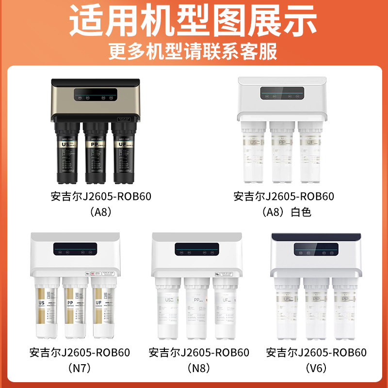 安吉尔净水器滤芯陶氏膜500g pp膜 Lebeaswert乐博维净水器