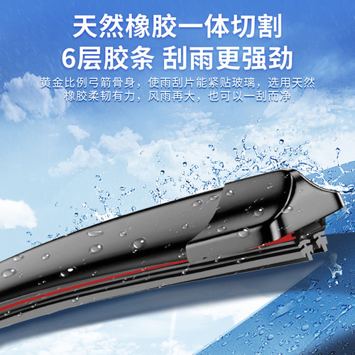 六胶条适配长安之星2 3 5 7 9雨刮器S460星光D201星卡S201雨刷片 - 图3