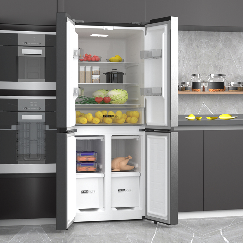 康佳332十字电冰箱家用宽冷藏节能超薄对开门四门电冰箱企业补贴 - 图2