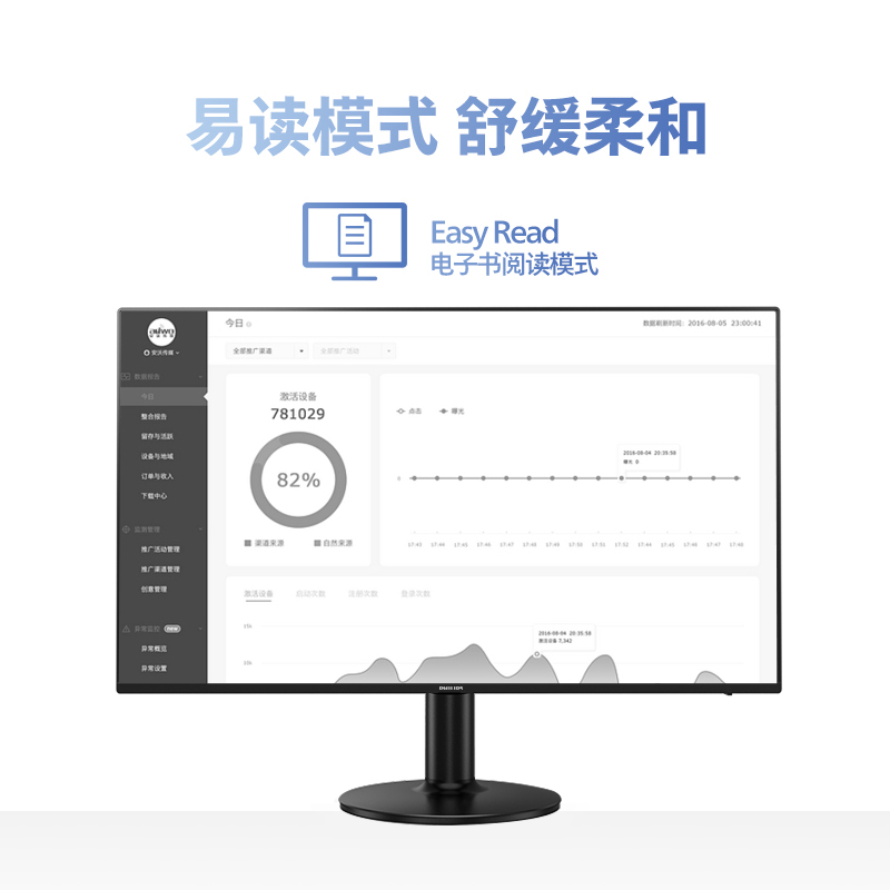 飞利浦27英寸4K显示器超清IPS屏幕台式办公护眼电脑屏27E2N1800S - 图3