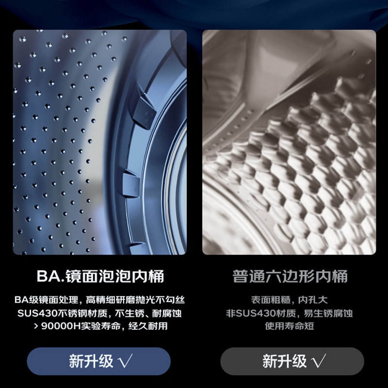 康佳10kg大容量全自动家用洗衣机 喵速达电器洗衣机