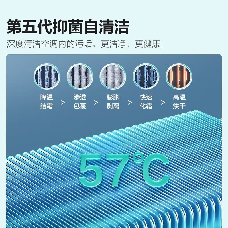 海信大3匹空调挂机新一级能效变频冷暖两用客厅家用壁挂智能210购