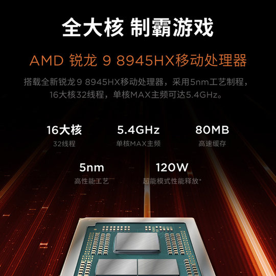 Lenovo Rescuer R9000P large screen gaming notebook