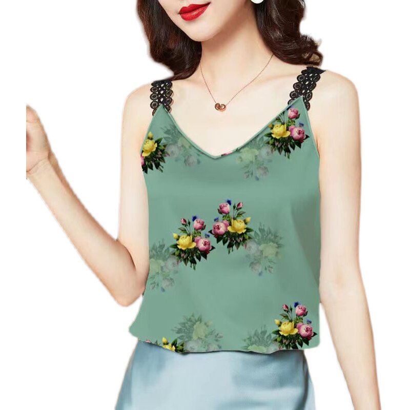 特价版淘宝断码品牌女装新品无袖冰丝小背心外穿吊带内搭打底衫上