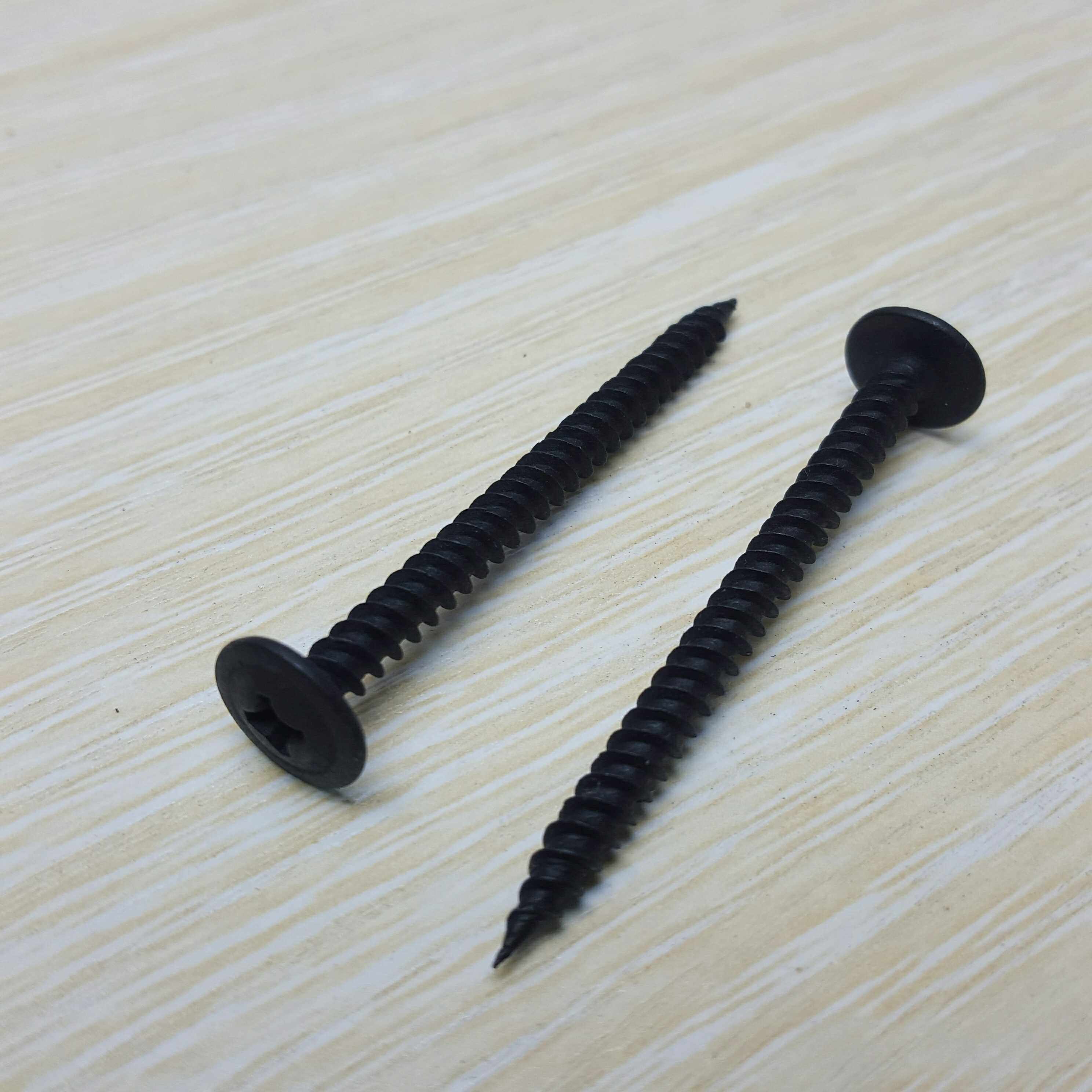 双线自攻钉快牙木螺丝加硬长黑螺丝铝合金门窗木头铝塑板自攻螺丝