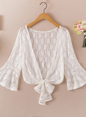 Summer Blouses For Women  Woman V Neck Tie Waist Blouse Shir